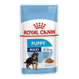  Alimento Royal Canin Maxi Puppy Perro Raza Grande 140gx10un