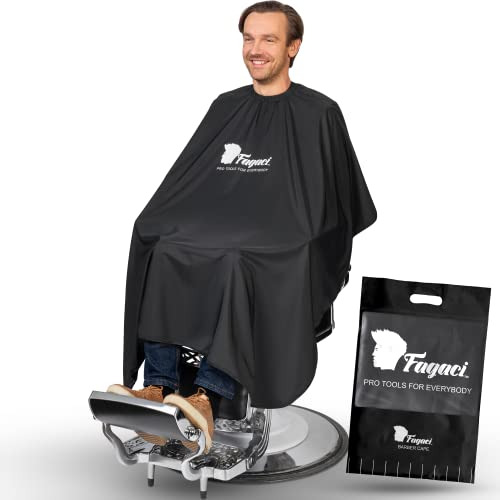 Capa De Barbero Impermeable Fagaci - Capa Para Cortar El Pel