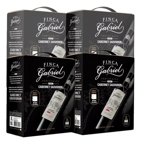 Finca Gabriel Malbec Roble Bag In Box 3 Litros Caja X 4 Unid