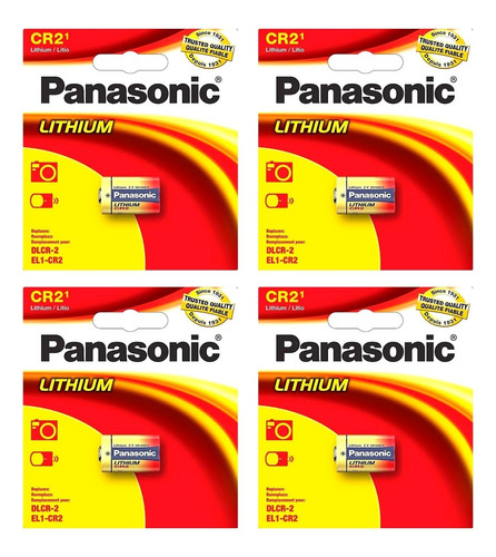 Cr2 Panasonic Cr2 No Recargable Litio 3 Volts - 4 Piezas