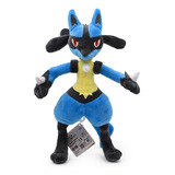 Azul Lucario Muñeco Peluche Juguete Cumpleaños Regalo 30cm