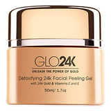 Exfoliacion Facial - Gel Exfoliante Facial Glo24k Con Oro De