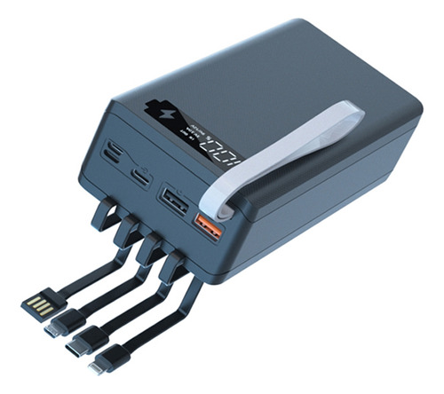 Carcasa Para Banco De Energía Con Cable Micro Usb Incorporad