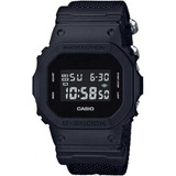 Reloj Pulsera Casio G-shock Dw5600 De Cuerpo Color Negro Mate, Digital, Fondo Negro, Con Correa De Resina Color Negro
