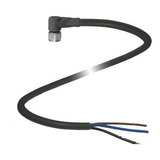 Cordset Cable Para Sensor M8 V3-wm-bk2m-pvc-u Hembra 3 Hilos