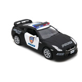 Carrinho Miniatura Da Policia Em Ferro Escala 1/32 De 12cm Cor Gtr