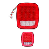 Plafon Calavera 16 Led Tipo Jeep Arillo Cob Estrobo 12-24vf1