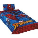 Sabanas Infantiles Marvel Hombre Araña/spiderman 100%algodón