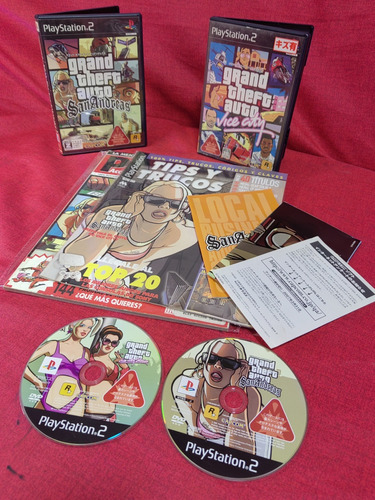 Grand Theft Auto San Andreas Y Grand Theft Auto Vice City