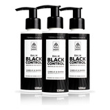 Kit C/ 3 Redutor Gradual Cabelo E Barba Branca Black Control