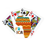 Diythinker África Fancy Mapa Personajes Rayas Poker Juga