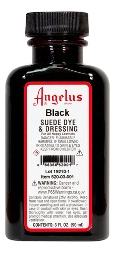 Angelus Suede Dye Black