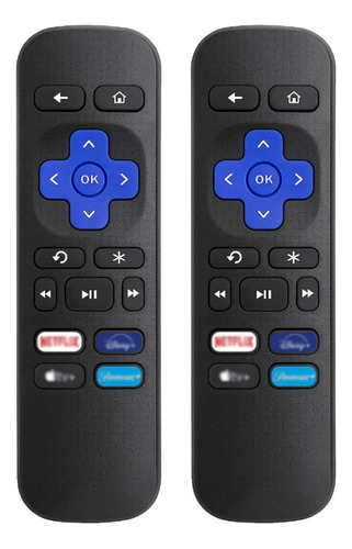 Pack 2 Control Remoto Compatible Con Roku Premiere