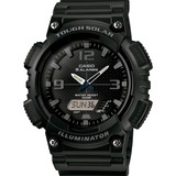 Reloj Casio Solar De Hombre Aq-s810w-1a2vdf Sport Line Black