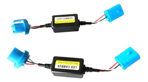 2 Piezas Led Faro Canbus Resistencia Noerror Decodificador