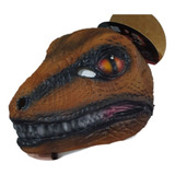Máscara  Dinosaurio Velociraptor - Látex- Halloween- Disfraz