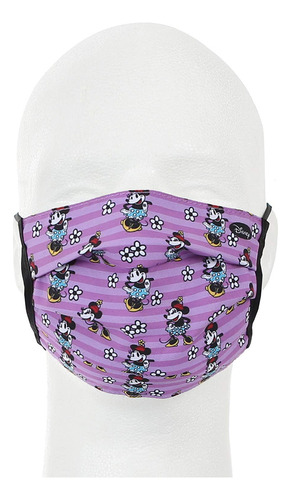 Disney Minnie Mouse - Mascarilla De Tela Con Licencia Oficia