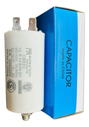 Capacitor Lavarropas 12.5uf