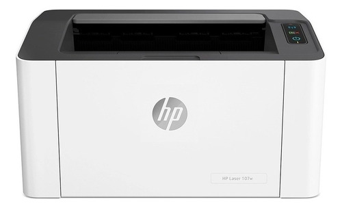 Impresora  Simple Función Hp Laser 107w Con Wifi Gris  Negra