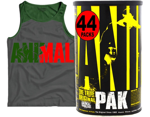 Animal Pak Universal + Musculosa Entrenamiento Gym Genetic 