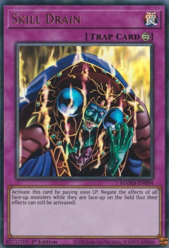 Yugioh!!!  Skill Drain - Mama-pt094 - Ultra Rare