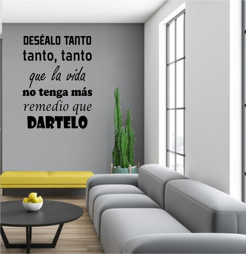 Frase Motivadora Vinil Adhesivo Decoracion Ambiente Mural M3