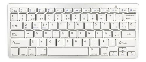 Teclas Portátiles Español Inalámbrico Bt Teclado Bt 3.0 78