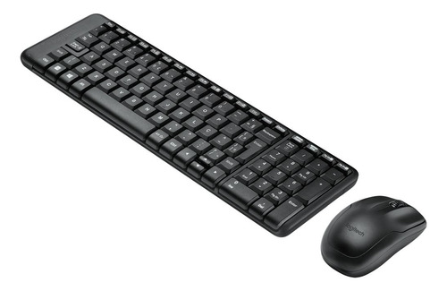 Teclado E Mouse Sem Fio Logitech Mk220 Usb Abnt2 920-004431