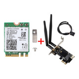 Wifi Intel Ax200 802.11ax Wifi6 Gig+ Bt 5.1 + Adaptador Pcie