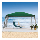 Toldo Poliester Eventos 3 X 4 X 2.5 M Verde Envío Inmediato