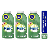 Rinso Detergente Líquido Para Diluir 500ml X 3 Unidades