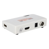 Adaptador De Hdmi A Rf Coaxial Conversor Caja De Soporte 480