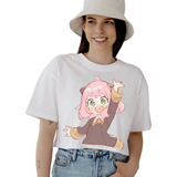 Playera Anime Anya Crop Top Juvenil Ultra Suave 