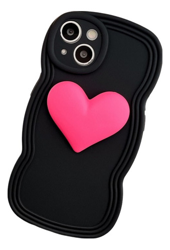 Funda De Silicona 3d Corazón Para Oppo Celular+correas