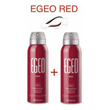 Kit C 2: Egeo Red Desod. Antitranspirante Aerossol 75g/125ml