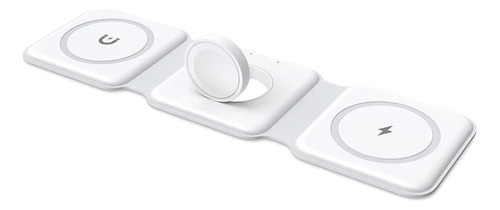 Cargador Inalámbrico 3 En 1 Compatible iPhone AirPods Watch