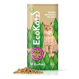 Piedras Sanitarias De Pino Para Gato Ecokatz 4,2kg