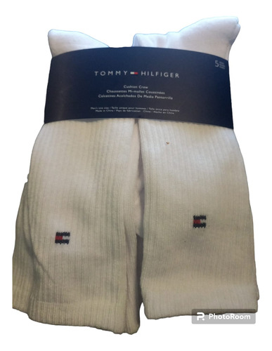 Calcetin Blanco Tommy Hilfiger 5 Pares Cushion Crew