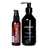 Kit Liberman Loción Beard Premium + Shampoo Bergamota Y Aloe