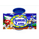 20 Cofrinhos Personalizado Lembrancinhas Sonic