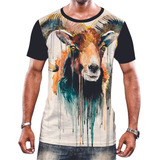 Camiseta Camisa Unissex Animal Cabra Cabrito Bode Fazenda 1