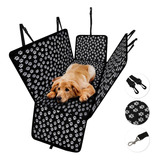 Funda Impermeable Coche Cubre Asiento Mascota Auto Perro Color Negro