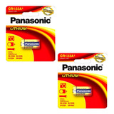 Cr123 Panasonic Cr123a No Recargable Litio 3v - 2 Piezas