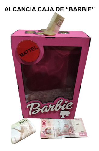 Caja Alcancia Barbie / Dulceros Barbie / Regalo Dia Del Niño