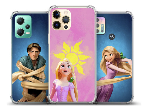 Capa Capinha Case Princesa Rapunzel Pers. Para Samsung