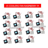 15x Cooler Fan P/ Raspberry Pi3 Pi 3 B  B+ C/ 3x3x1cm C/ Nf