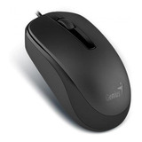 Mouse Genius Alámbrico Elegante Dx-120 Negro Usb Original 