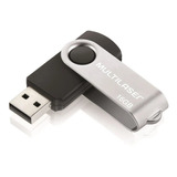 Pendrive Multilaser Twist Pd588 16gb 2.0 Preto E Prateado