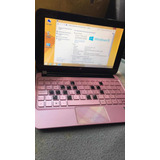Laptop Hp Mini Rosa Computadora Pc Cpu Windows Barata