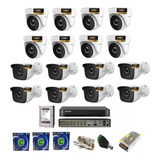 Kit Completo Dvr Hikvision 16 Canais/ 16 Cameras Hilook Full